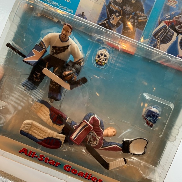 Vintage Starting Lineup Classic Doubles 2000 NHL Goalies Olaf Kolzig Patrick Roy - Picture 6 of 8